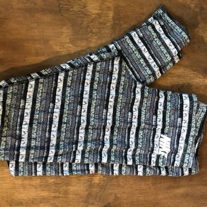 Nike Cotton Striped Leggings